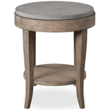 Deka Side Table, Natural Brown-Furniture - Accent Tables-High Fashion Home