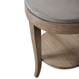 Deka Side Table, Natural Brown-Furniture - Accent Tables-High Fashion Home