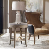 Deka Side Table, Natural Brown-Furniture - Accent Tables-High Fashion Home