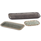 Tatum Ceramic Tray Set, Blue