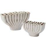 Harpar Ceramic Vase, White