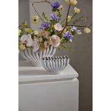Harpar Ceramic Vase, White