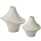 Boden Ceramic Vase, Biscuit White