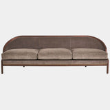 Tailored Sofa, Gray/Walnut