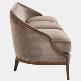Tailored Sofa, Gray/Walnut