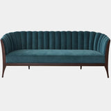 Connor Channel Back Sofa, Dragonfly Velvet
