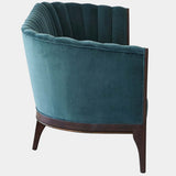 Connor Channel Back Sofa, Dragonfly Velvet