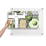 Single Acrylic Magnet Wall Frame - CHOOSE YOUR SIZE (Silver/Gold)-Frames-High Fashion Home
