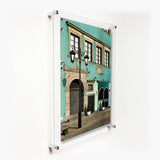 Single Acrylic Magnet Wall Frame - CHOOSE YOUR SIZE (Silver/Gold)-Frames-High Fashion Home