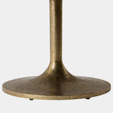 Metro Leather Chair, Textured Gold