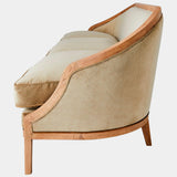 Tailored Sofa, Brown/Bleached Oak