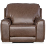 Torres Leather Power Recliner, Sorrento Mocha