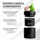 The Hidden Candle-Succulent & Candle-High Fashion Home