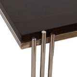 3-Tier Coffee Table, Black-Furniture - Accent Tables-High Fashion Home