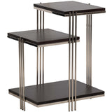 3-Tier Side Table, Brown