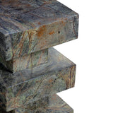 Charli Marble Accent Table, Green
