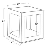 Carson Side Table, Brown
