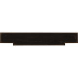 Sanctuary 4 Drawer Thin Console, Ebony-Furniture - Storage-High Fashion Home