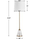 Alistair Buffet Lamp, Antique Brass