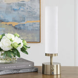 Auden Rechargable Accent Lamp, Antique Brass