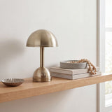 Breece Rechargable Accent Lamp, Brass