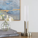 Tron Rechargeable Accent Lamp, Brass