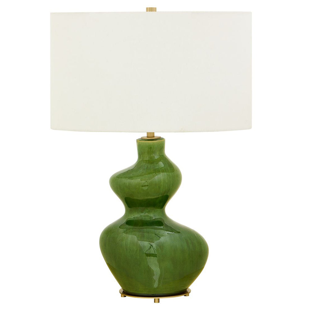 Esall Table Lamp, Dark Green
