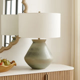 Natrone Table Lamp, Sage Green