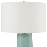 Claudin Table Lamp, Aqua Blue