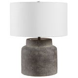 Benedet Table Lamp, Aged Gray