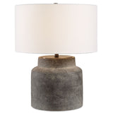 Benedet Table Lamp, Aged Gray