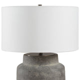 Benedet Table Lamp, Aged Gray