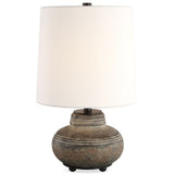 Wester Table Lamp, Distressed Gray