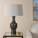 Tennille Table Lamp, Gray