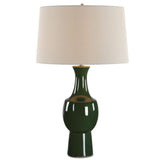 Tennille Table Lamp, Green