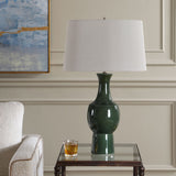 Tennille Table Lamp, Green