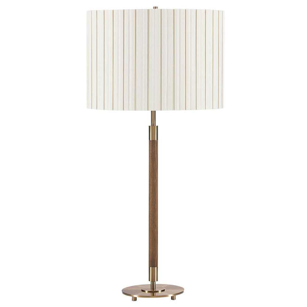 Iliana Table Lamp, Dark Walnut