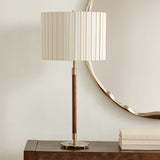Iliana Table Lamp, Dark Walnut