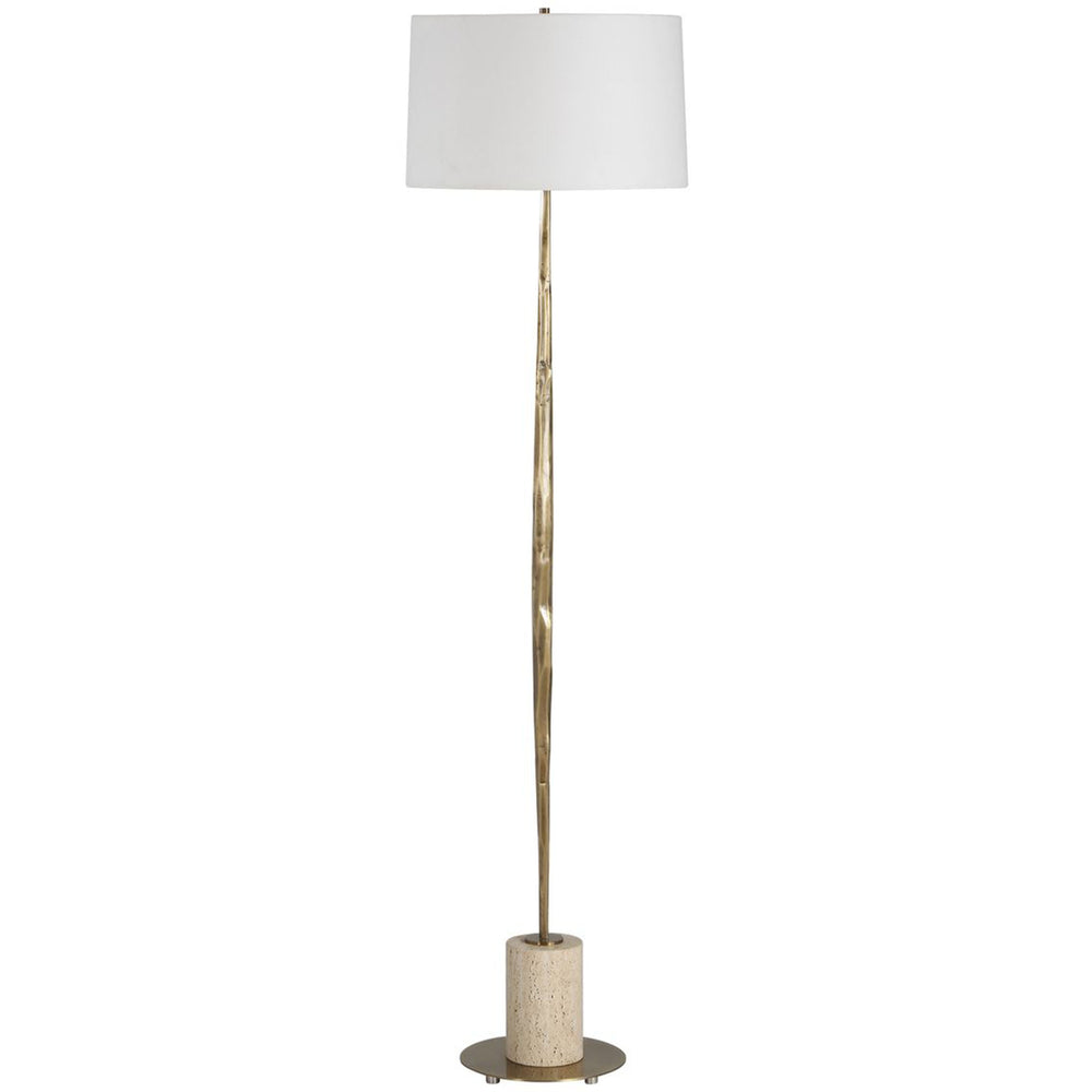 Halen Floor Lamp, Antique Brass