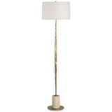 Halen Floor Lamp, Antique Brass