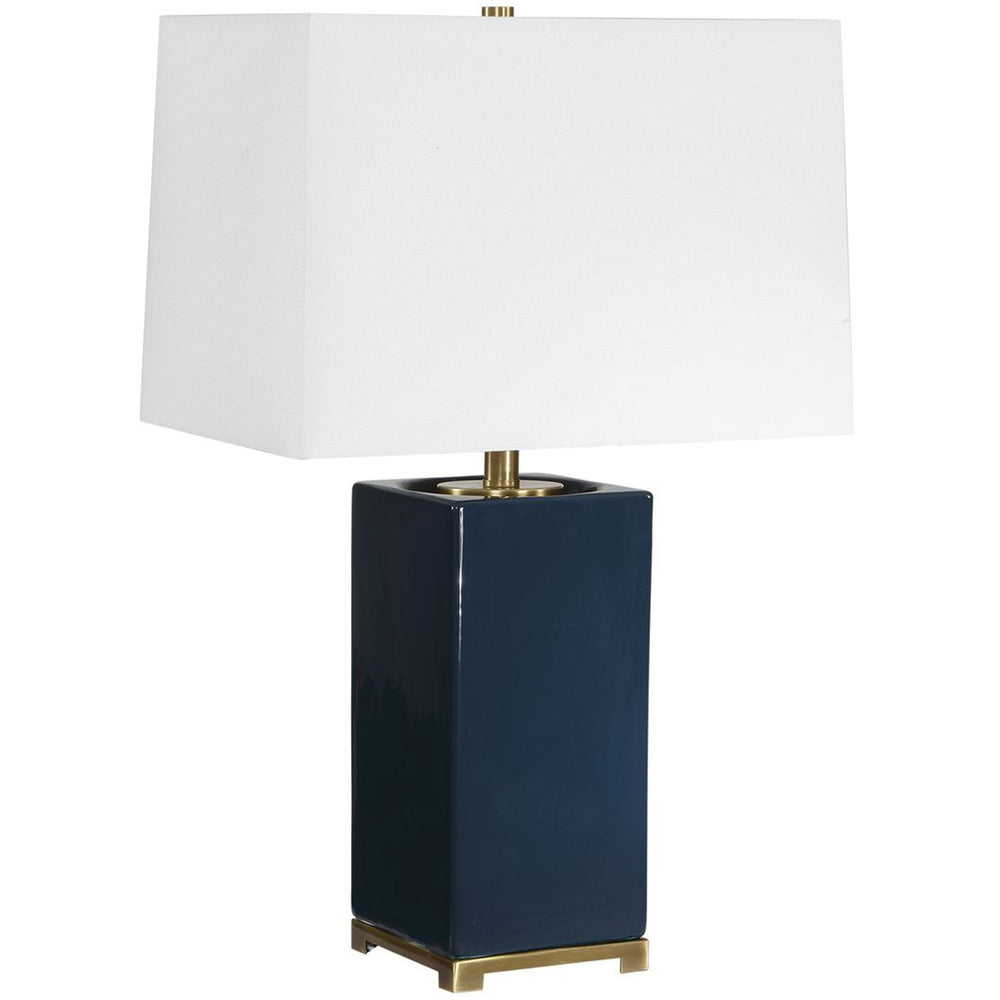 Baden Table Lamp, Navy Blue