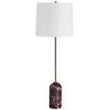 Lavaca Buffet Lamp, Deep Red Marble