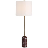 Lavaca Buffet Lamp, Deep Red Marble