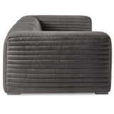 Vincent Leather Sofa, Black