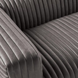 Vincent Leather Sofa, Black