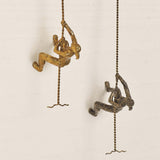 Climbing Woman, Gold Leaf-Accessories-High Fashion Home