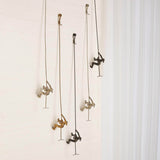Climbing Woman, Silver Leaf-Accessories-High Fashion Home