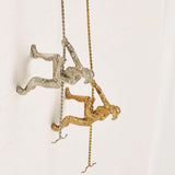 Climbing Woman, Silver Leaf-Accessories-High Fashion Home