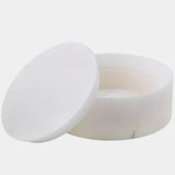 Labbro Round Box, Alabaster