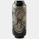 Arches Vase, Black/White